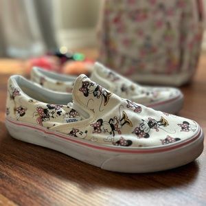 Minnie Mouse Slip on Vans
